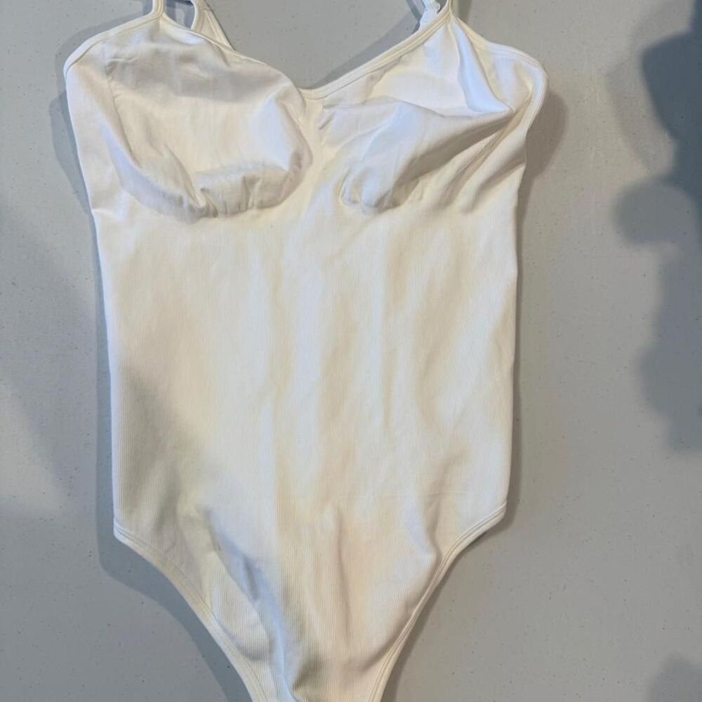 Source-unknown Women's White Bodysuit